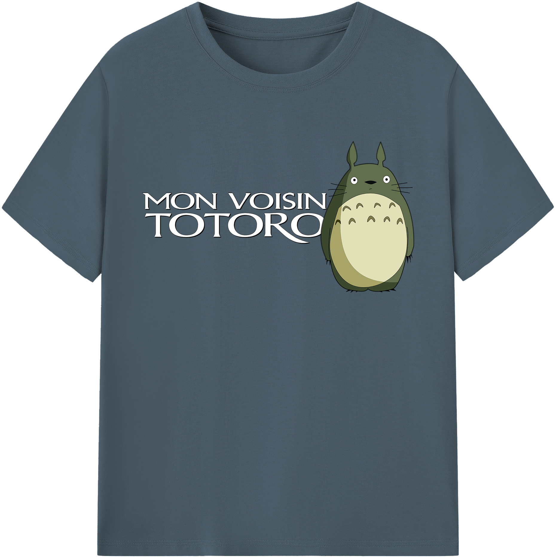 （画像用） となりのトトロ 草壁メイ 草壁サツキ My Neighbor Totoro Satsuki Kusakabe Mei Kusakabe 綿100％半袖Tシャツ（フロントプリント）